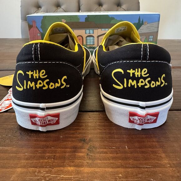 Vans x The Simpsons Classic Slip-On Homer and Bart Shoes main image 6